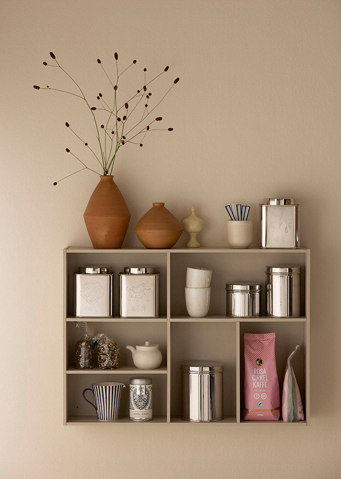 Bungalow - Dåse - Rund stål dåse 15 cm.