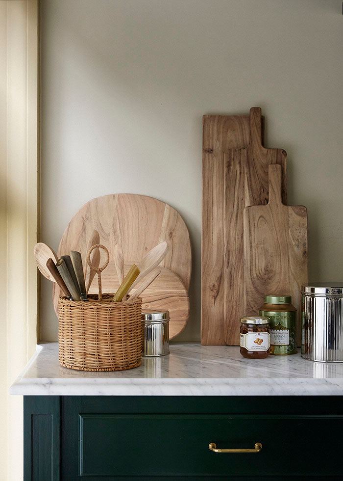 Bungalow - Dåse - Rund stål dåse 16,5 cm.