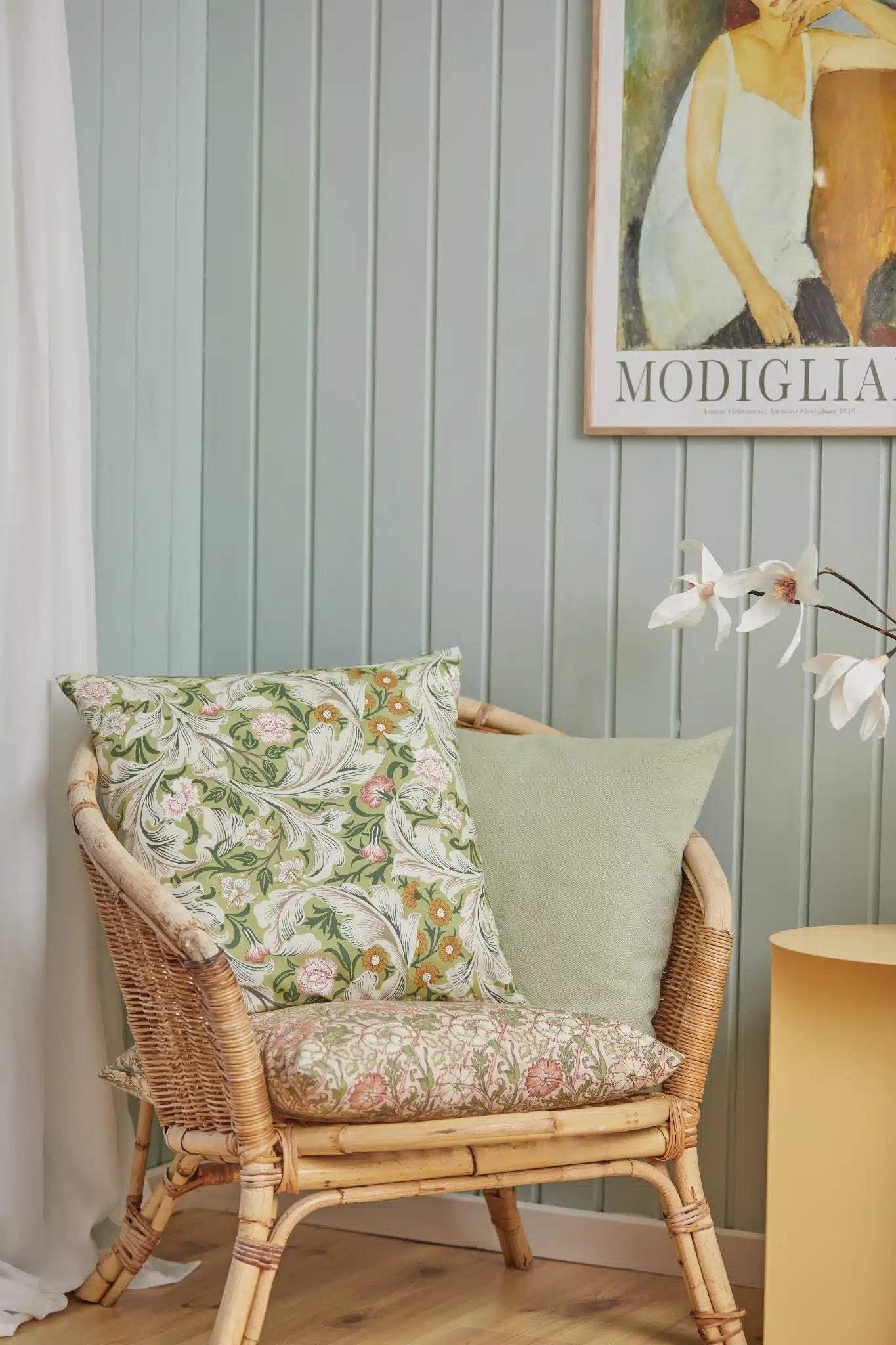 Spliid - Pudebetræk - William Morris Leicester Pistache 50×50