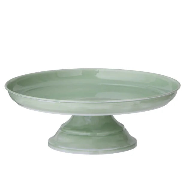 Bungalow - Serveringsfad - Emalje, Grønt