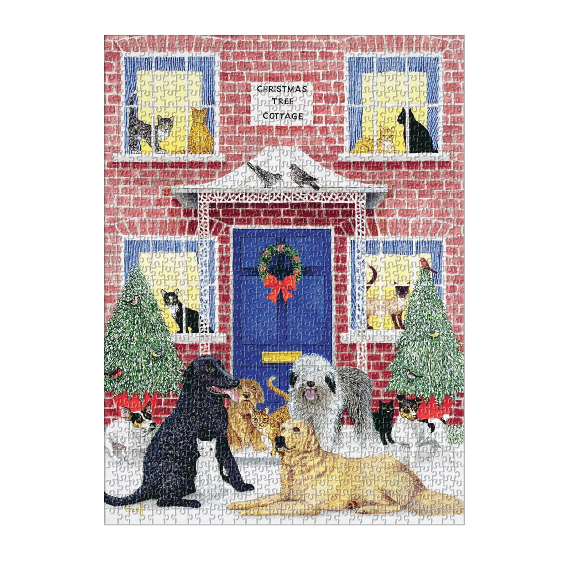 Galison - Puslespil - Christmas Cottage