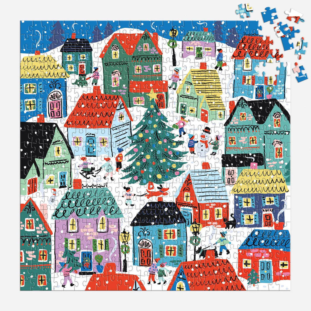Galison - Puslespil - Christmas in the Village