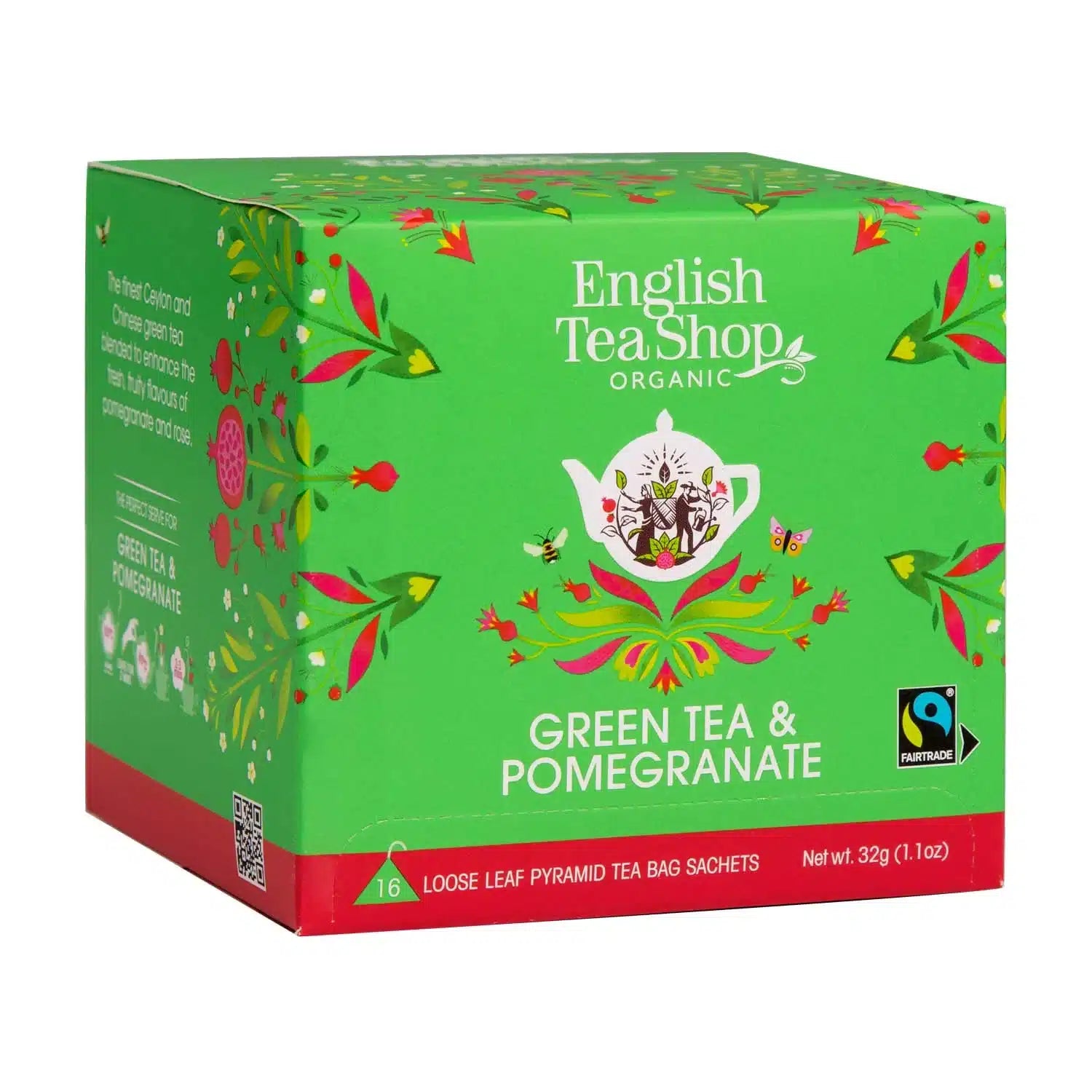 English Tea Shop - Tebreve - Green Tea & Pomegranate Tea