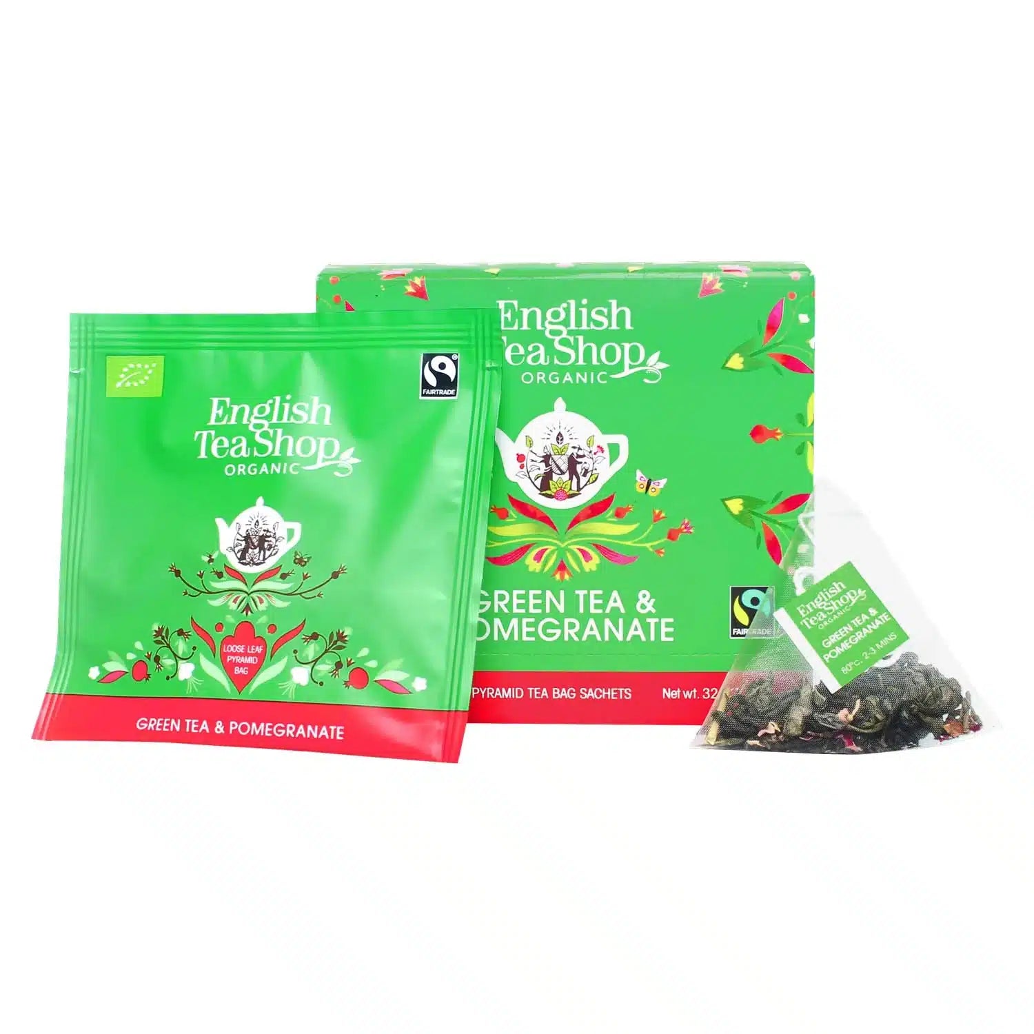 English Tea Shop - Tebreve - Green Tea & Pomegranate Tea