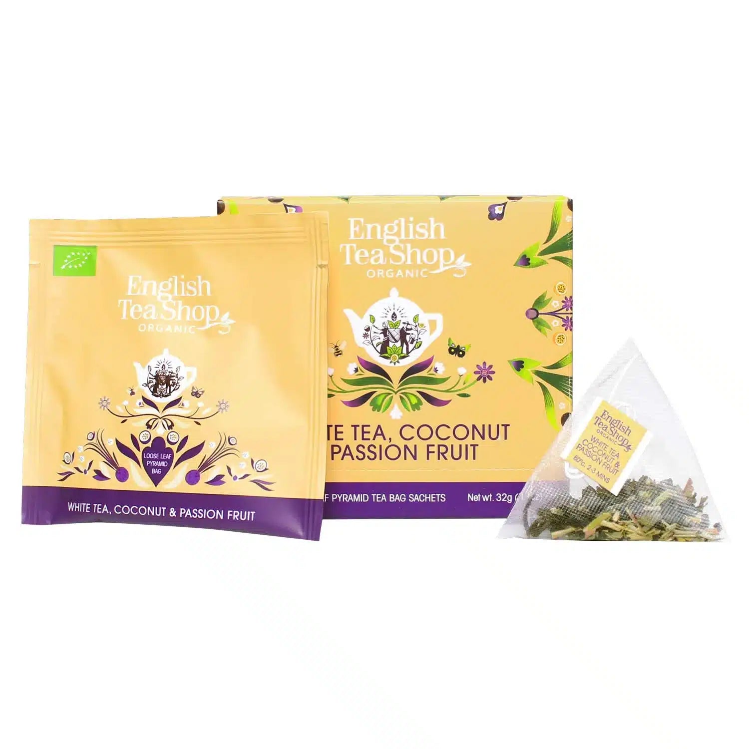 English Tea Shop - Tebreve - White Tea, Coconut & Passion Fruit Tea