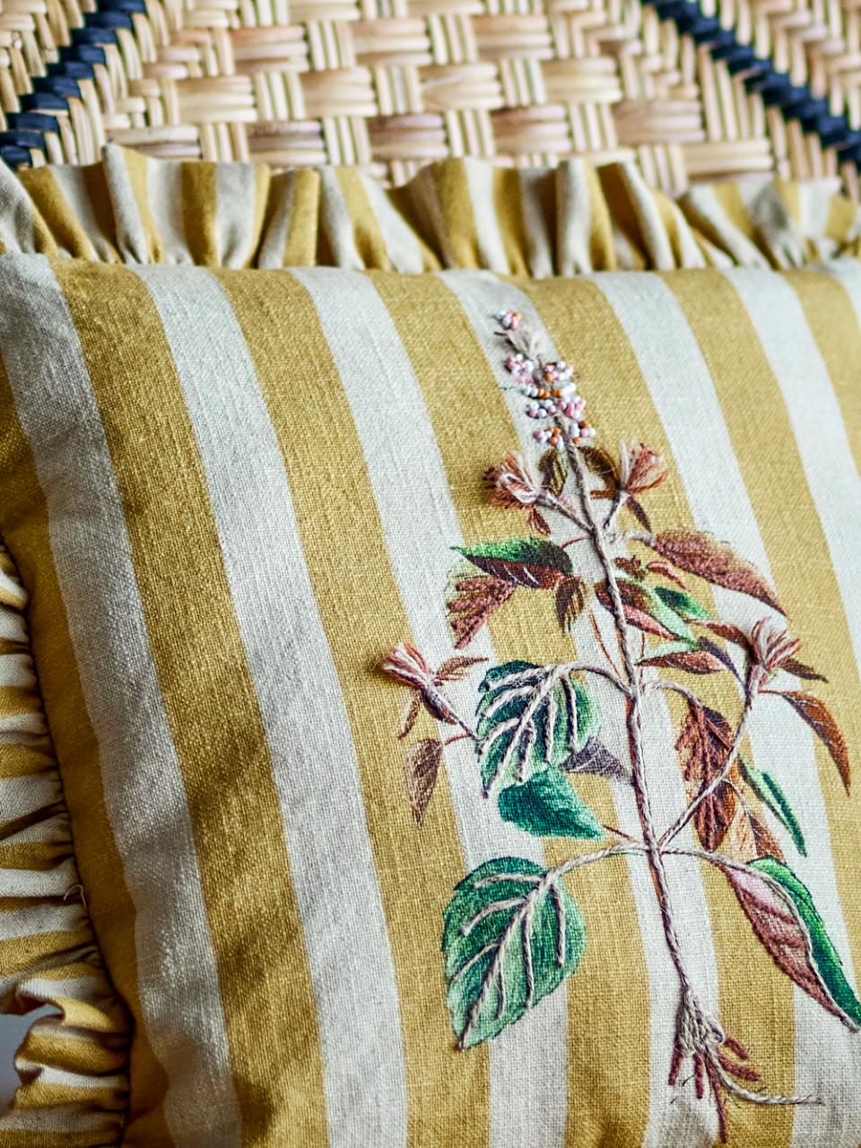 Bloomingville - Pude - Camila Pude, Gul