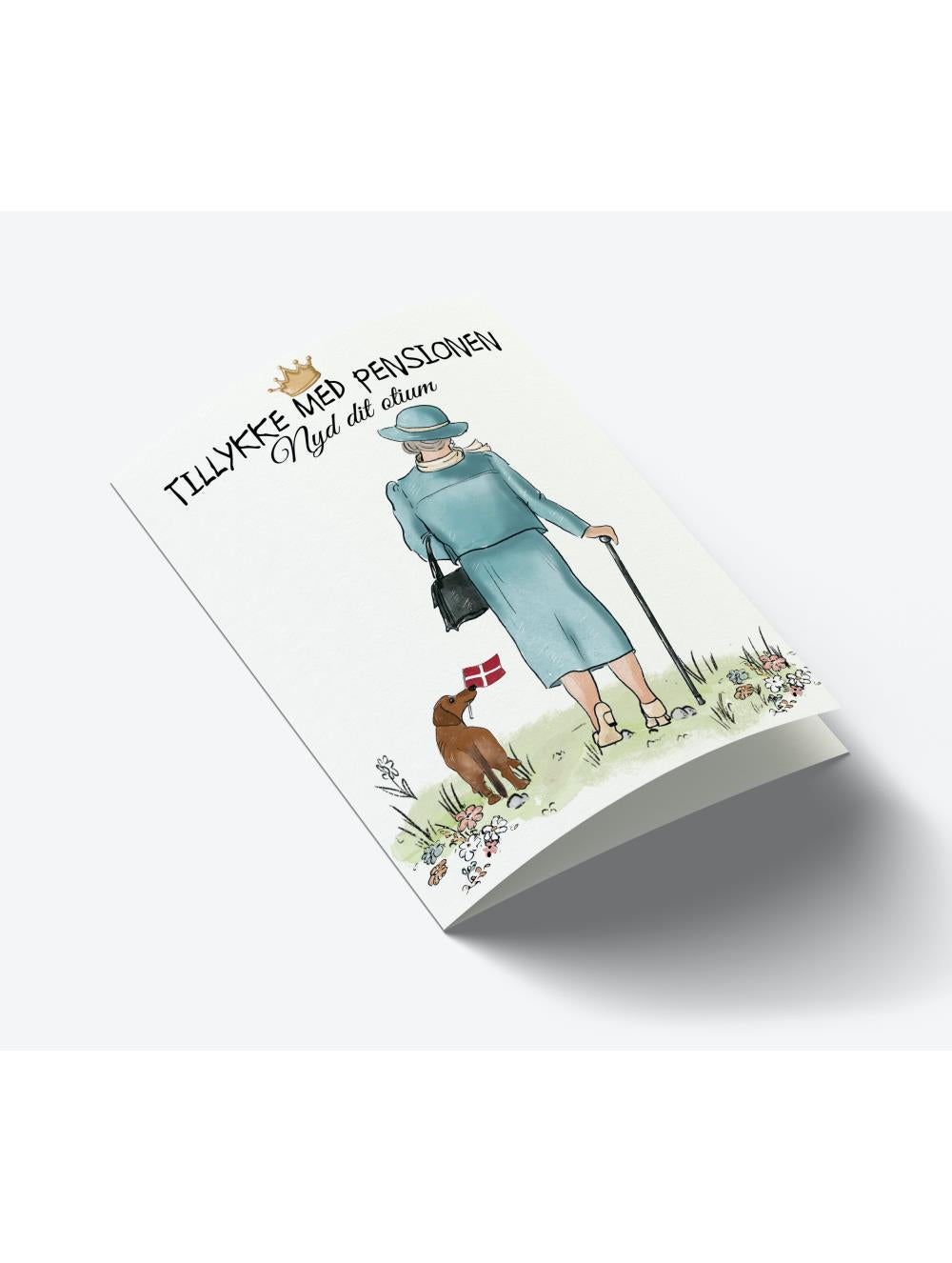 Mouse & Pen - Lykønskningskort - Tillykke med pensionen A7