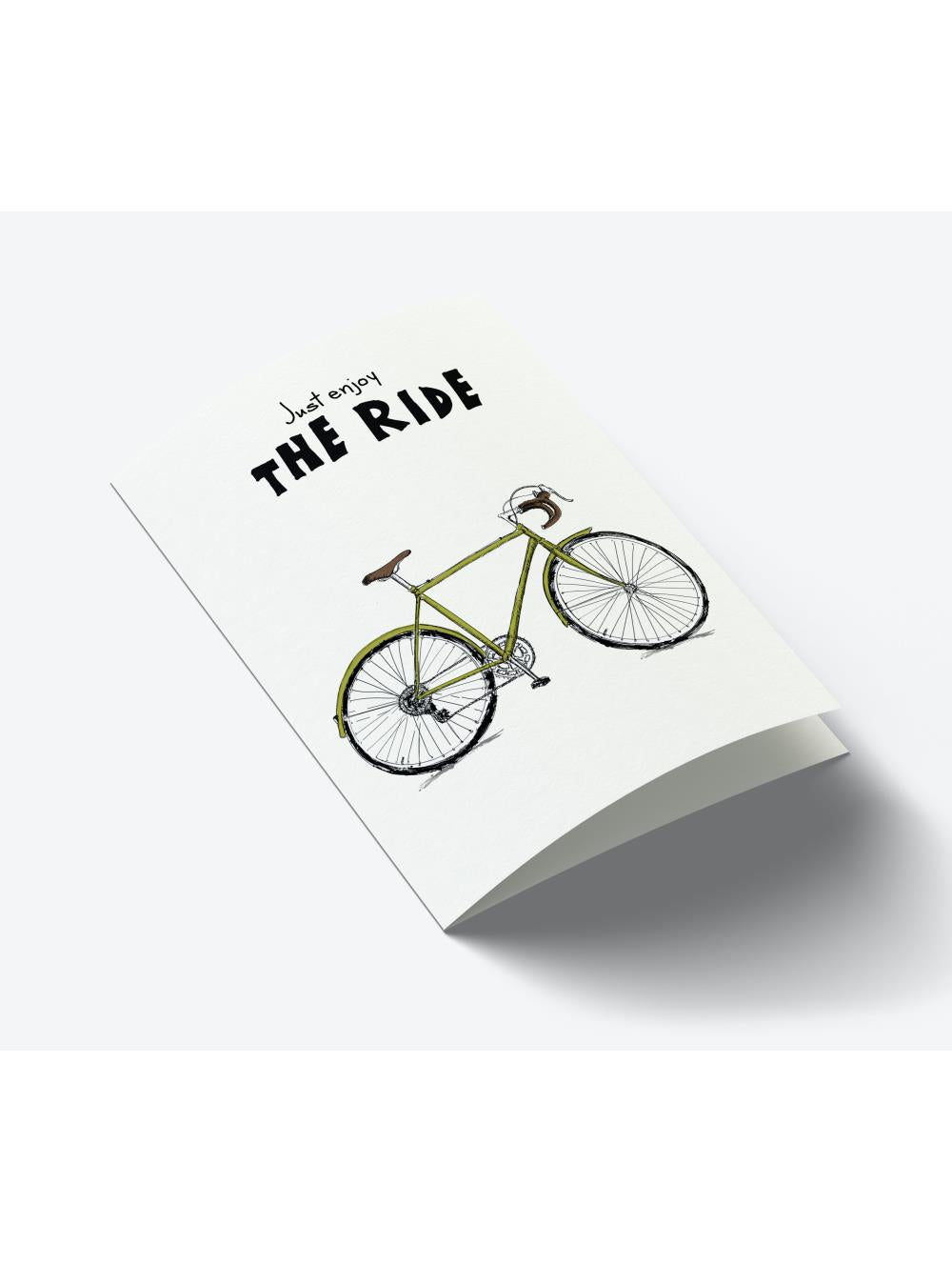 Retro bike-Kort A7-Mouse & Pen-Butik Square