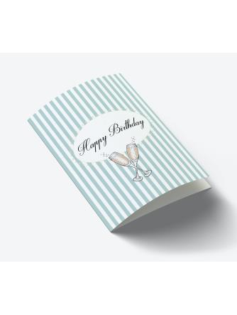 Happy Birthday-Kort A7-Mouse & Pen-Butik Square