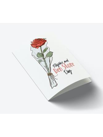 Tillykke med den store dag-Kort A7-Mouse & Pen-Butik Square