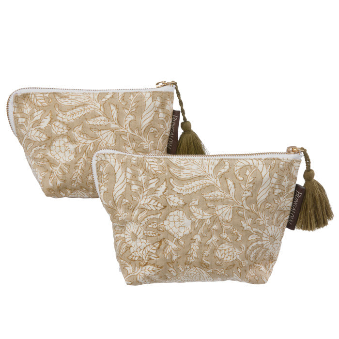 Wash Bag Savannah Umbre-Kosmetik Pung-Bungalow-Butik Square
