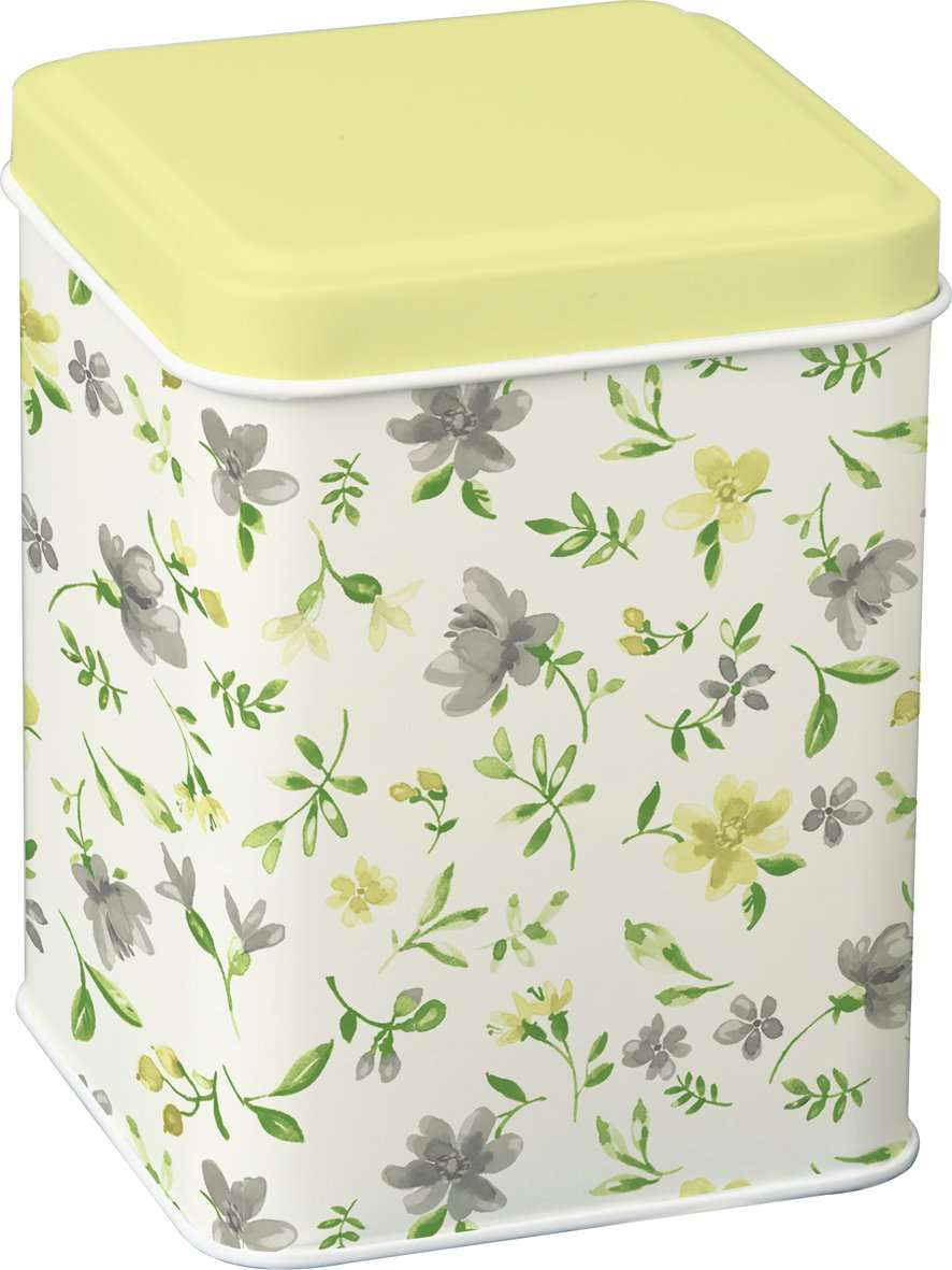 Dåse Fleurs GreyYellow-Dåse-Butik Square-Butik Square