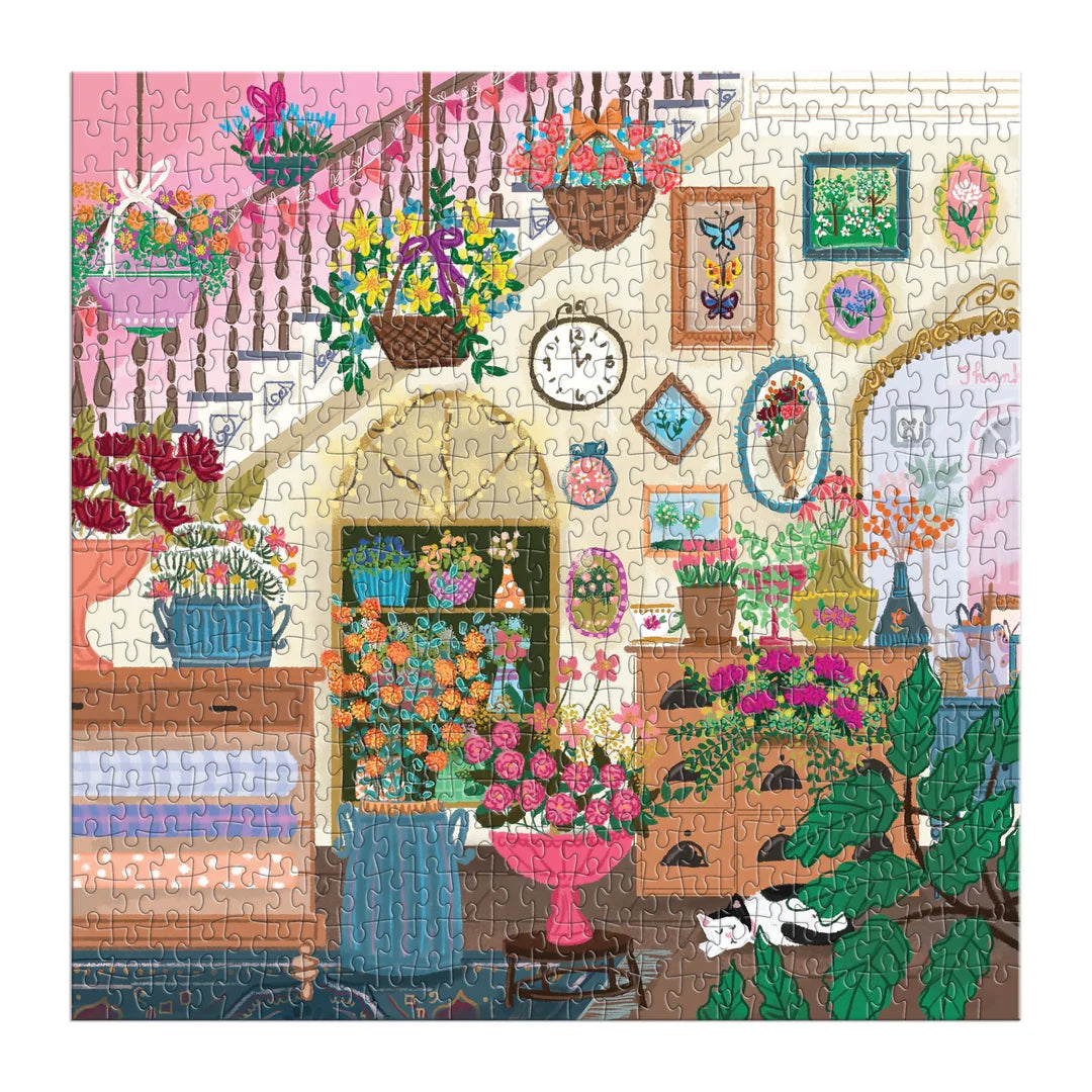 Galison - Puslespil - Flower Shop House
