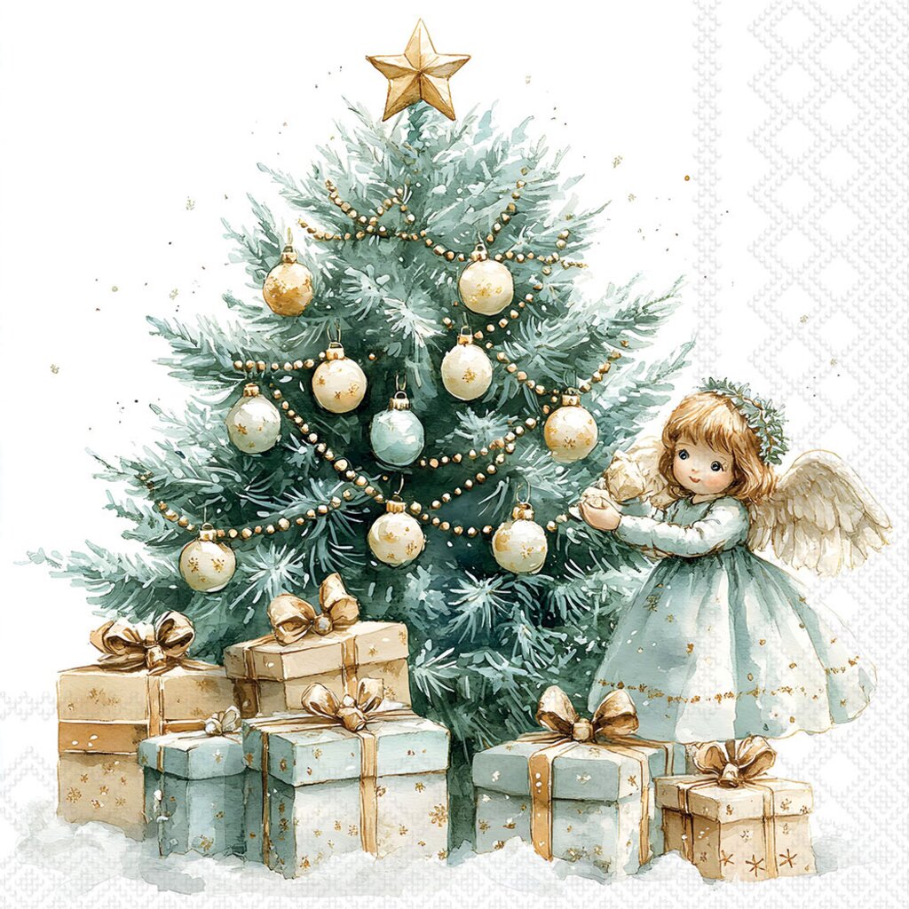 Butik Square - Servietter - Christmas Fairy
