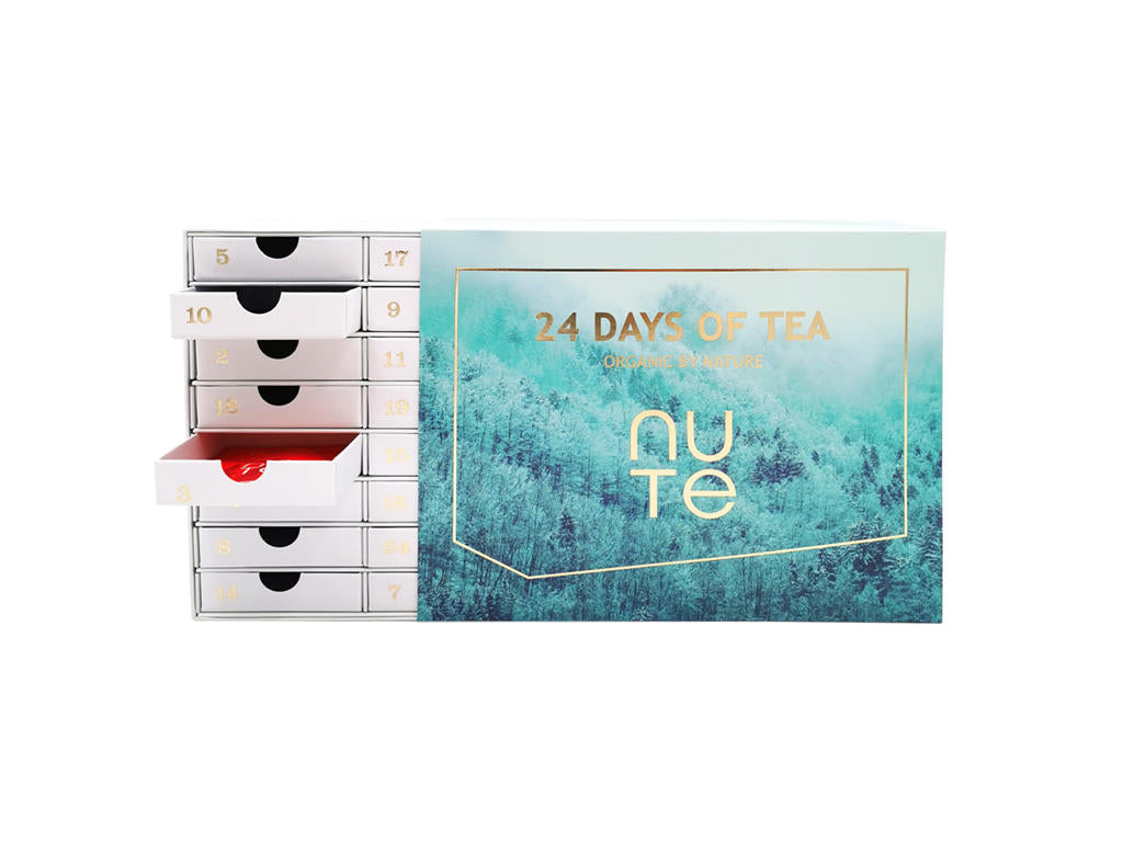 NUTE - Julekalender - Tebreve 24 stk.