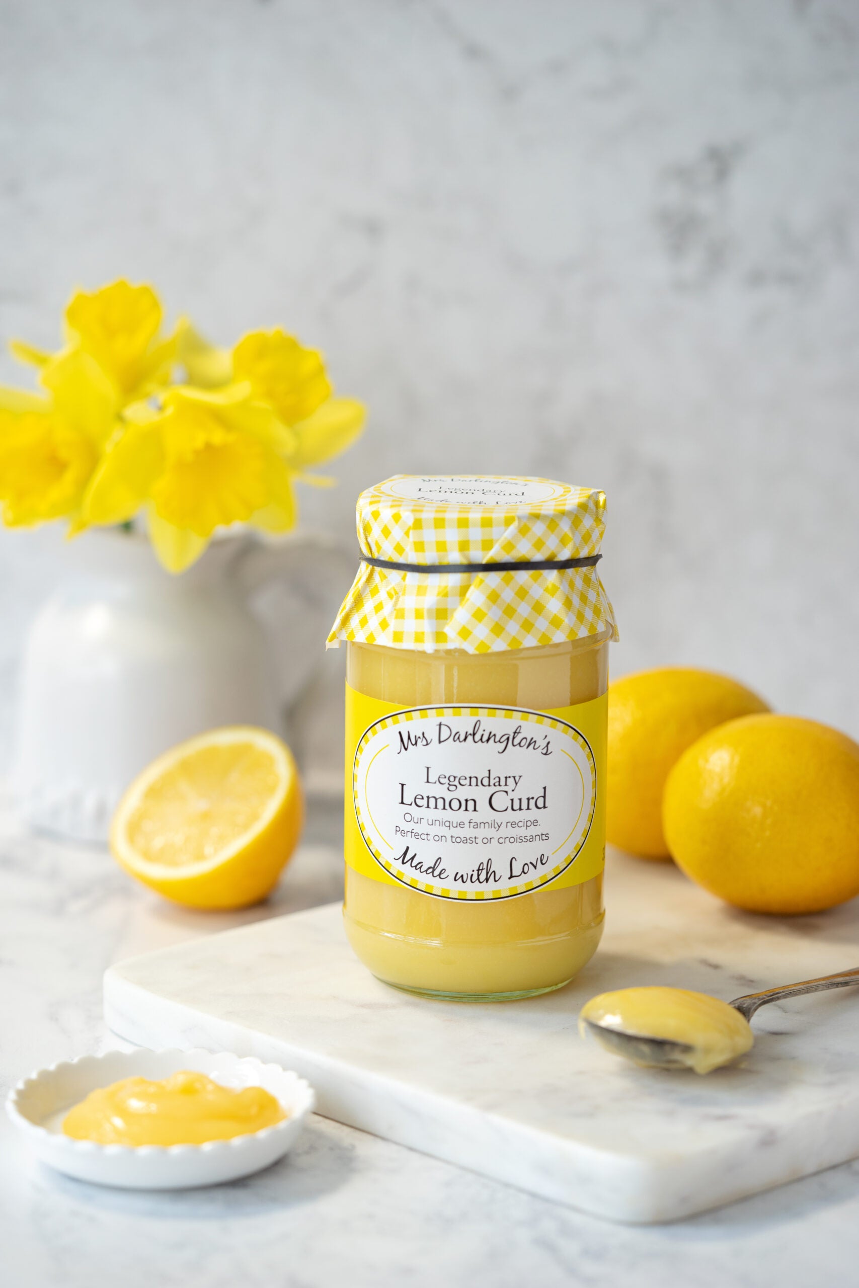 Lemon Curd-Marmelade og geléer-MRS. DARLINGTON'S-Butik Square
