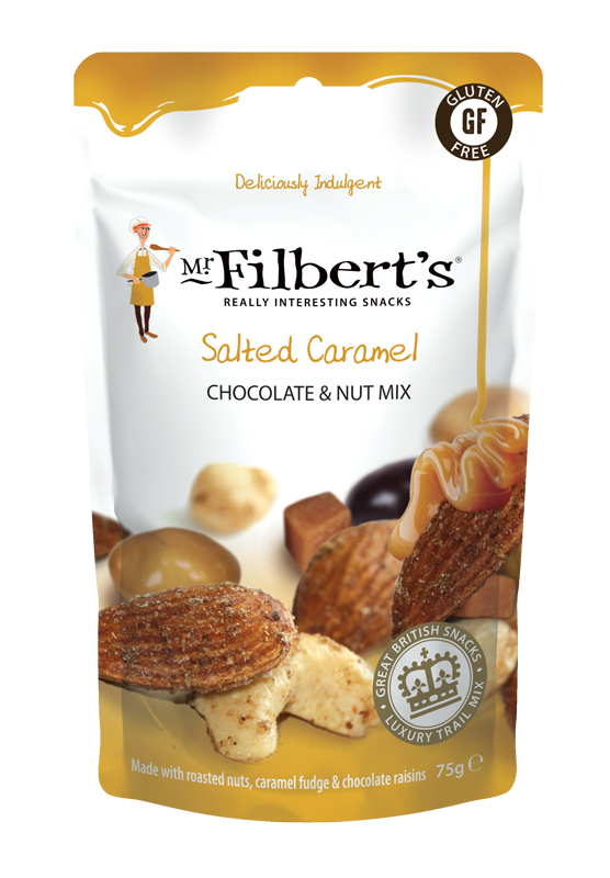 Mr. Filberts - Nødder - Salted Caramel Chocolate & Nut Mix