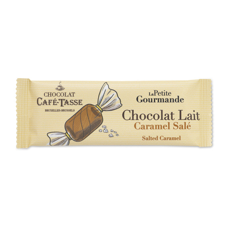 Café Tasse - Chokoladebar - Lys Chokolade med Salt Karamel