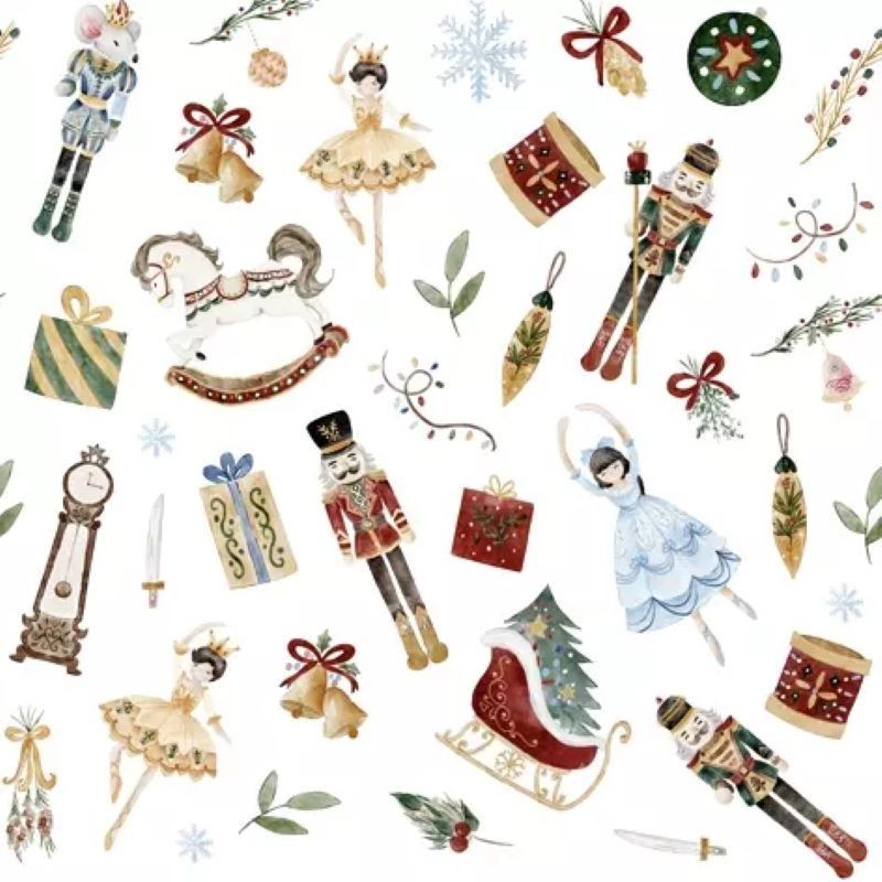 Butik Square - Servietter - Nutcracker