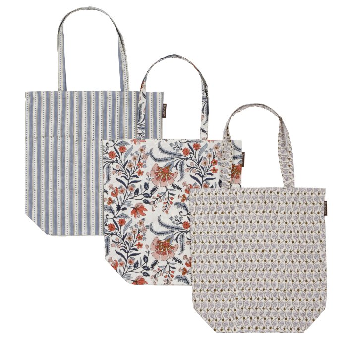 Tote Bag XL Lotus Topaz-Taske-Bungalow-Butik Square