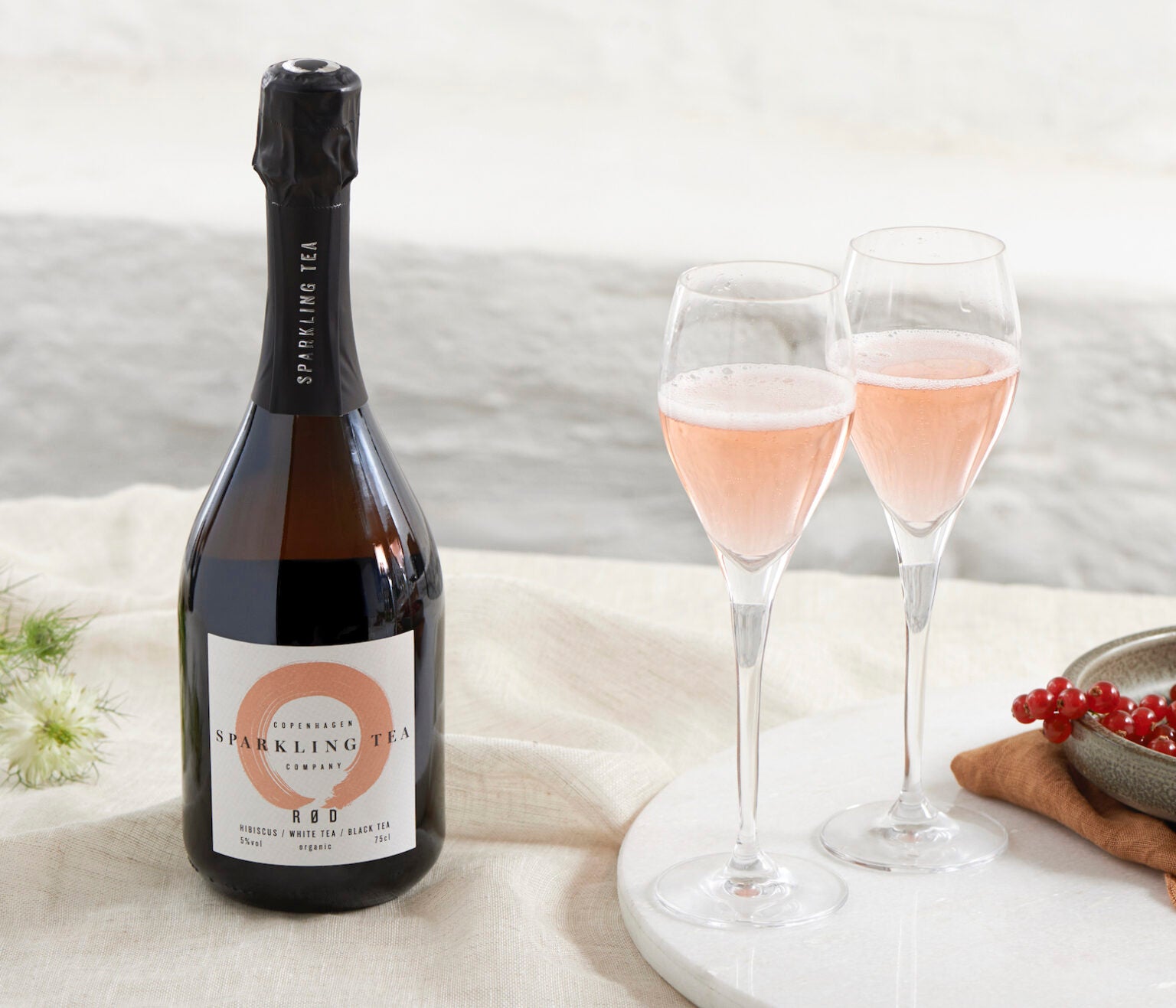 Sparkling tea rød økologisk 5,0%-Alkoholiske drikke-Sparkling Tea-Butik Square