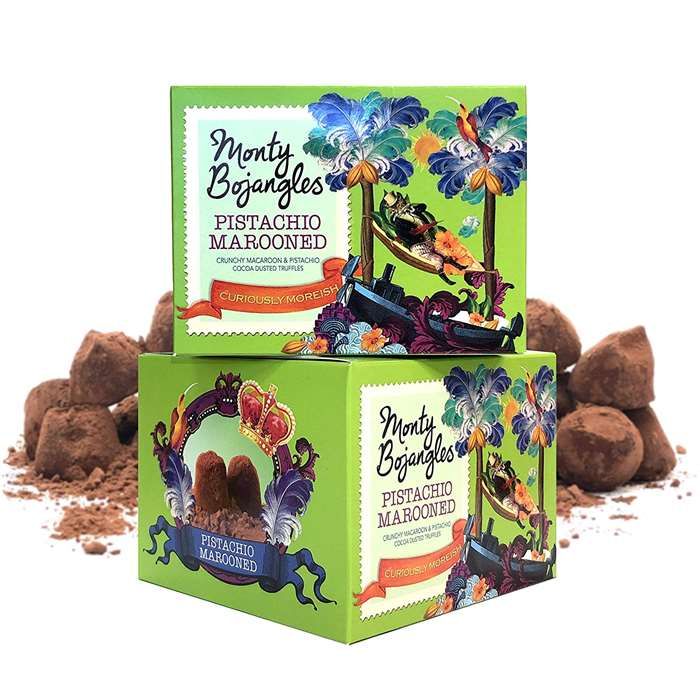 Monty Bojangles 150 G Pistachio Marooned-Chokolade trøfler-Monty Bojangles-Butik Square