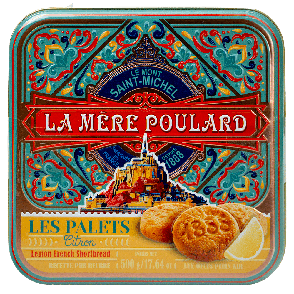 LA MÉRE POULARD - Småkager - Citron i dåse 500g.