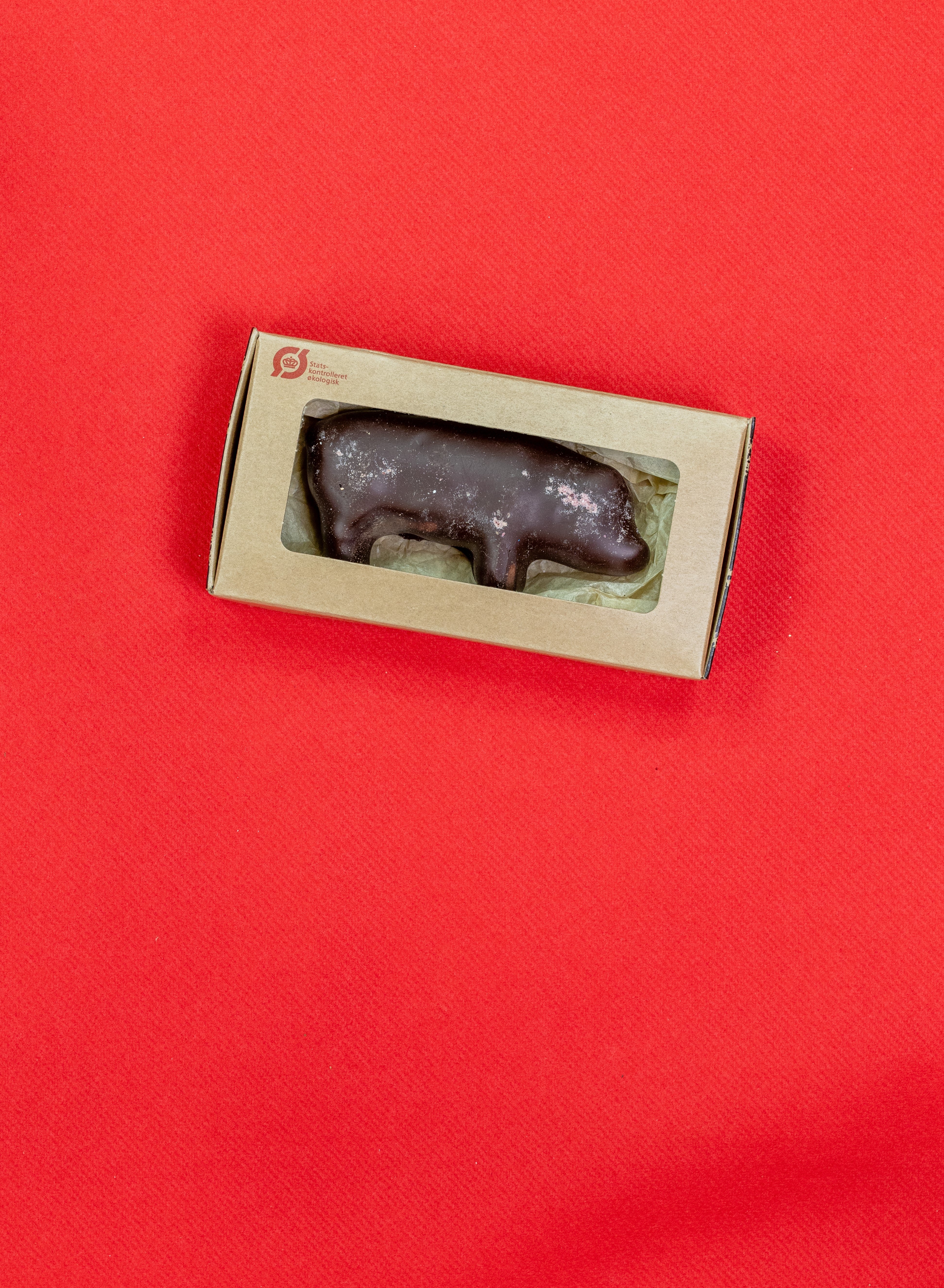 Anker Chokolade - Gaveæske - Lille mørk Julegris