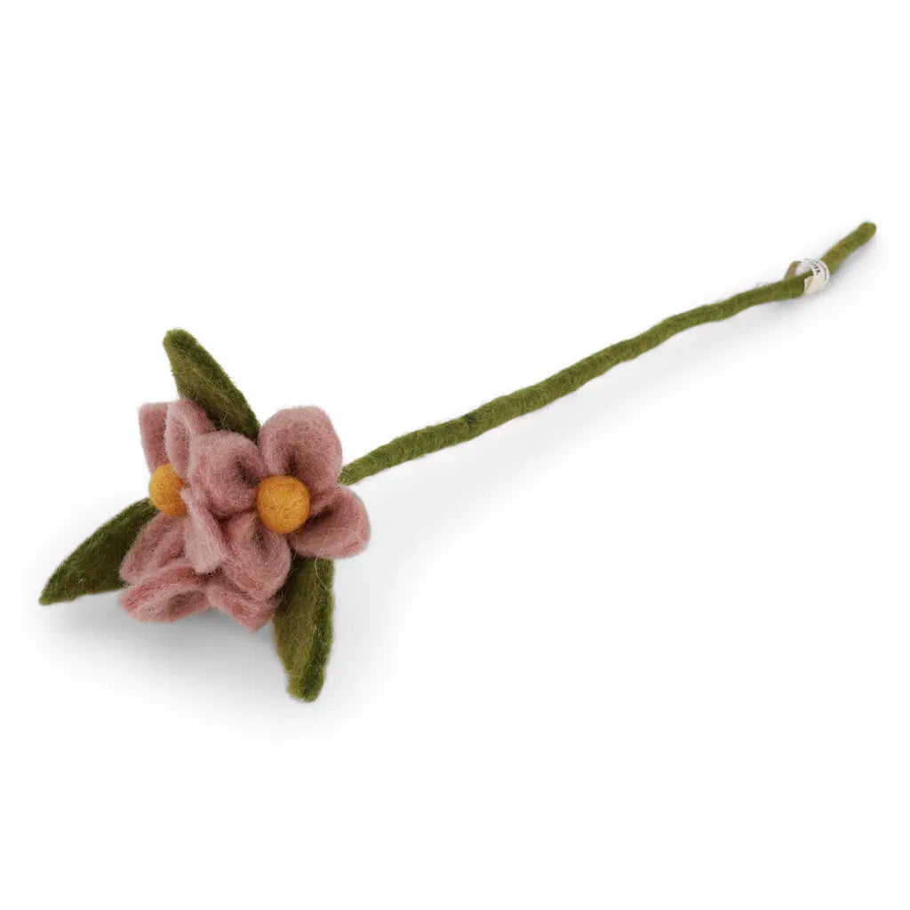 Gry & Sif - Blomst - Dusty Rose Blomst på stilk.