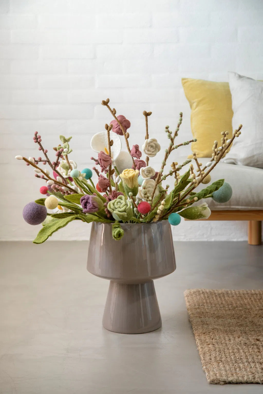 Gry & Sif - Blomst - Kornblomst Grøn