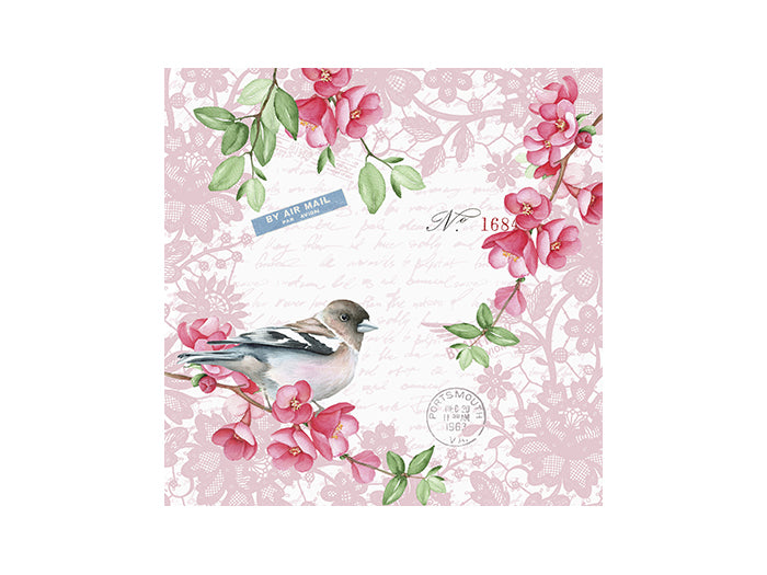 Butik Square - Servietter - Sweet Bird