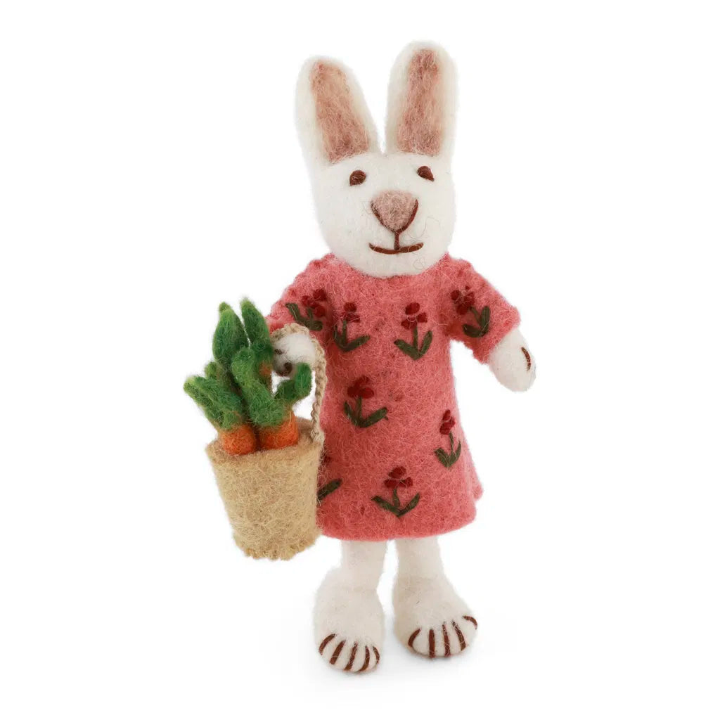 Gry & Sif - Påskehare - Kjole & Gulerodskurv