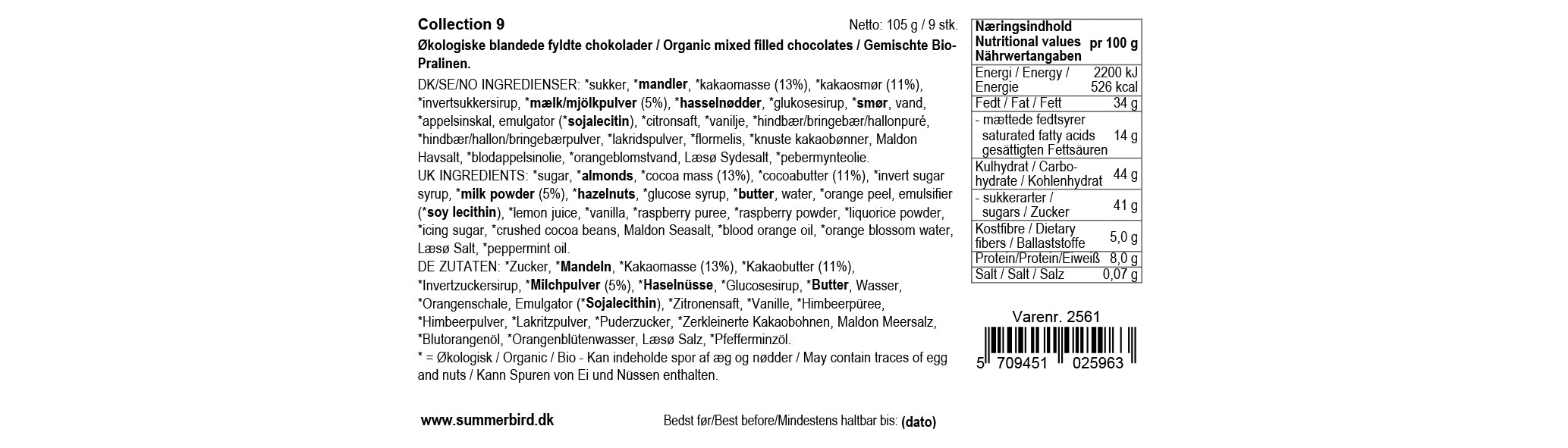 Summerbird - Gaveæske - Collection 9