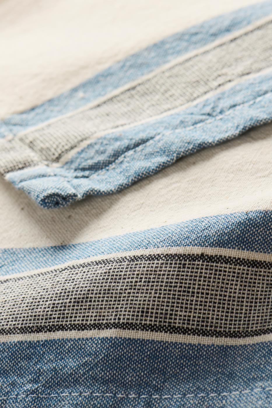 Ib Laursen - Viskestykke - Walter natur m/blå