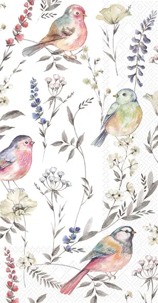 Butik Square - Servietter - Birds Buffet