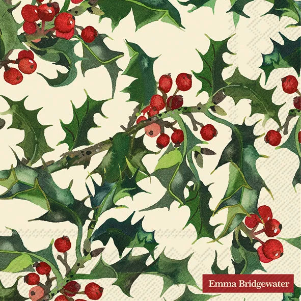 Butik Square - Servietter - Holly Cream