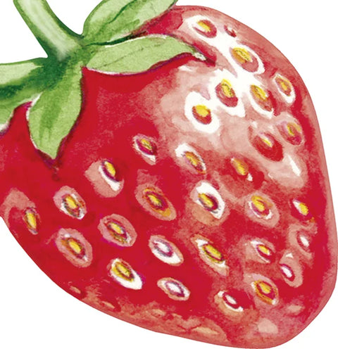 Servietter Jordbær (Formet)