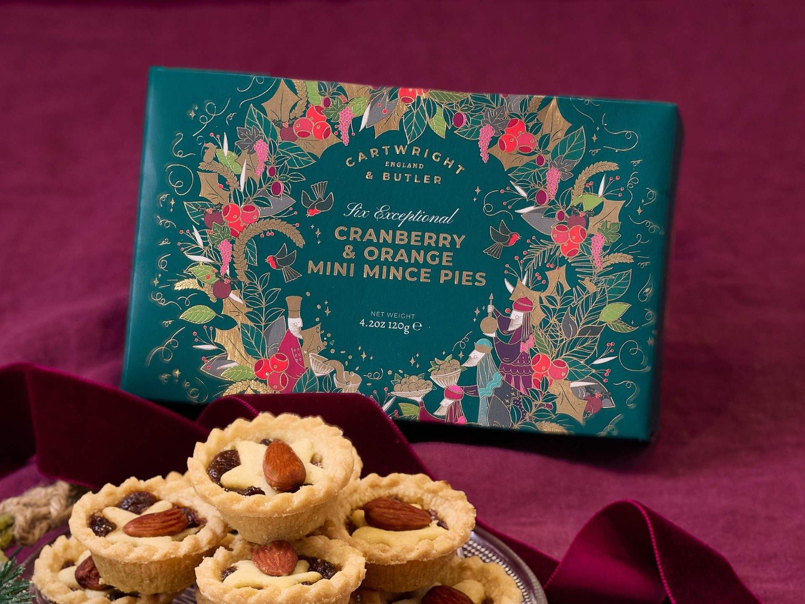 Cartwright & Butler - Småkager - Luxury Mince Pies with Brandy