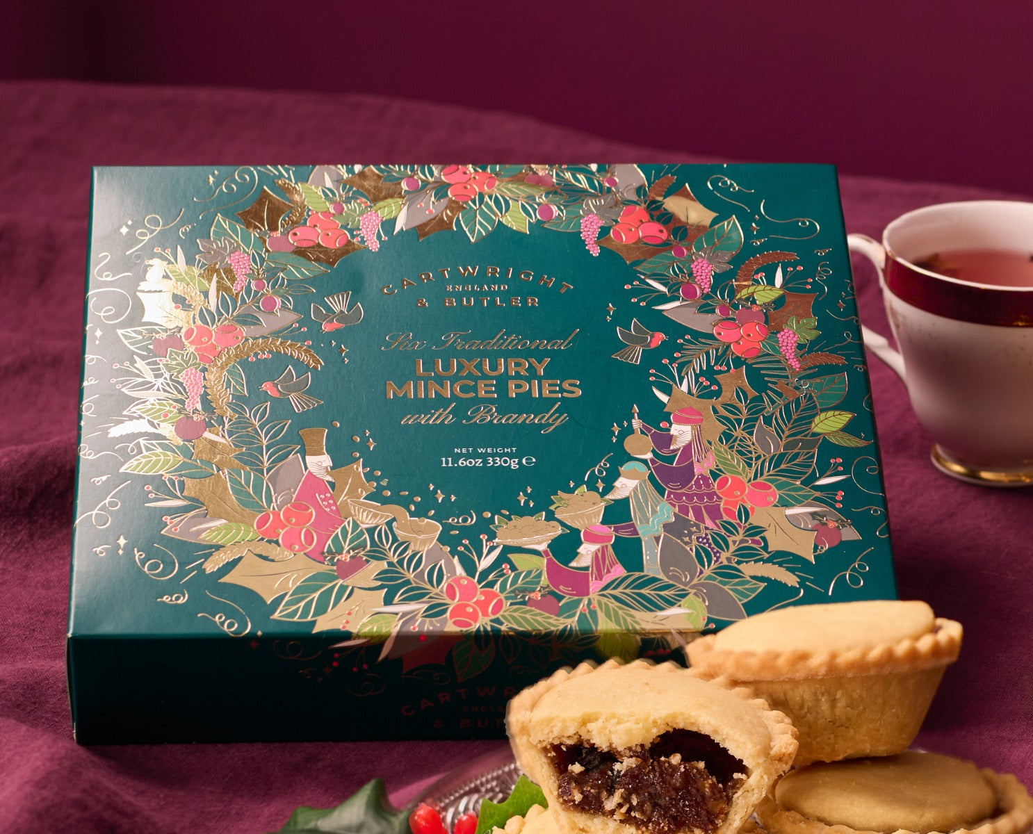 Cartwright & Butler - Småkager - Luxury Mince Pies with Brandy