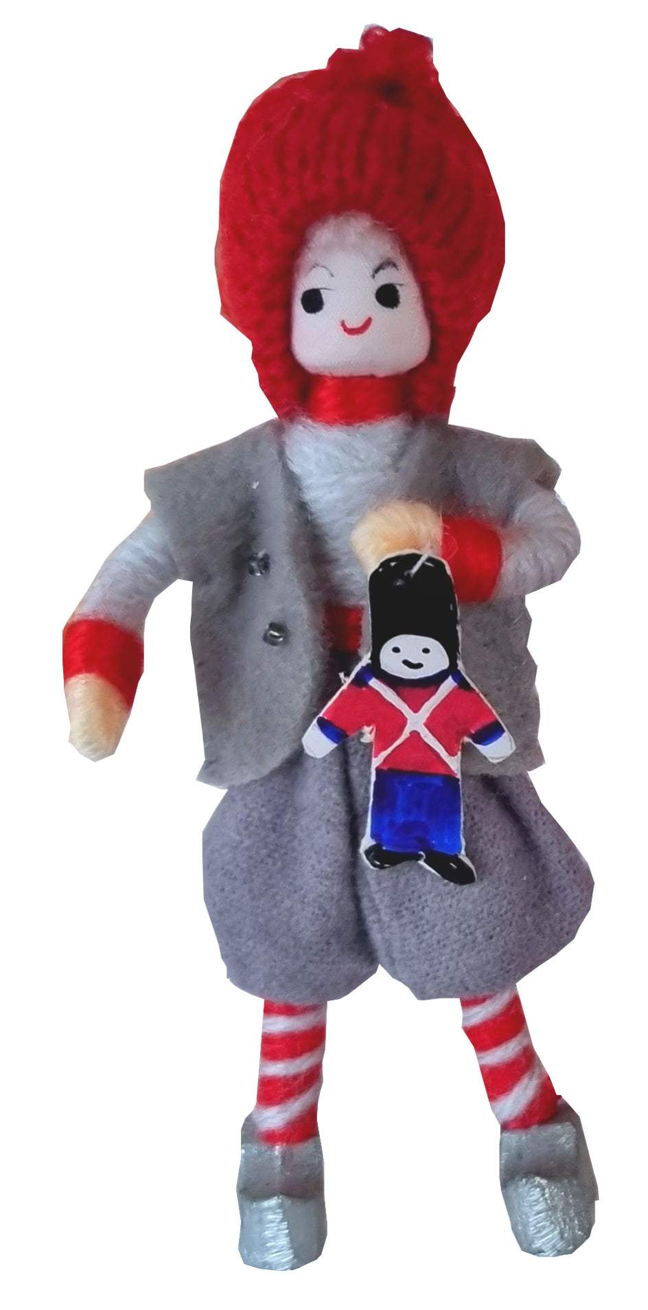Anne Beate - Figur - Nissedreng med garderdukke
