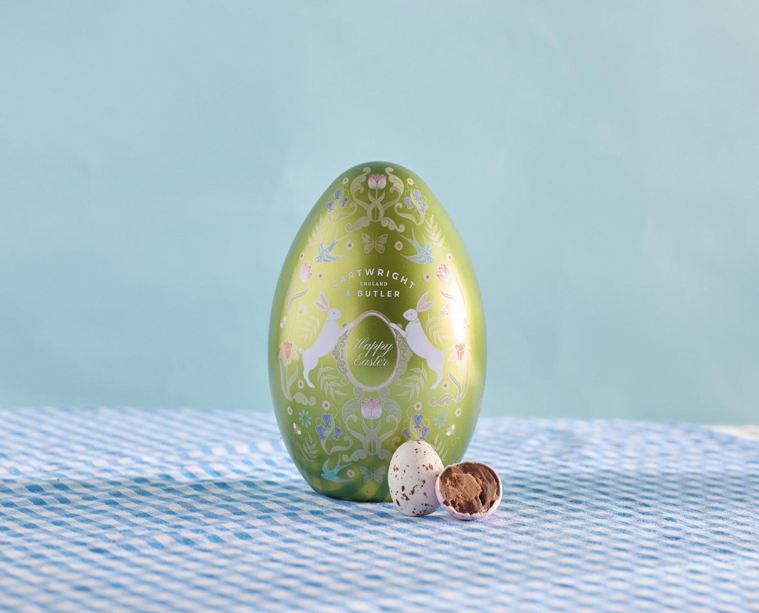 Cartwright & Butler - Påskeæg - Metal Æg med Chokolade