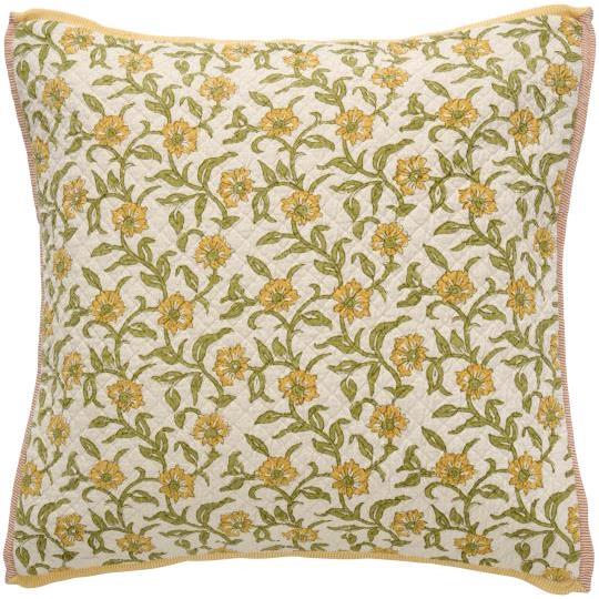 Ib Laursen - Pudebetræk - Vigga Gul 50x50