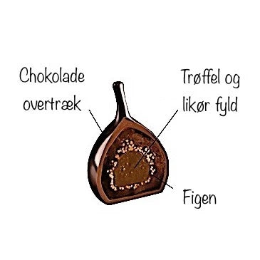 SQUARE SLIK - Figner - Mørk Chokolade