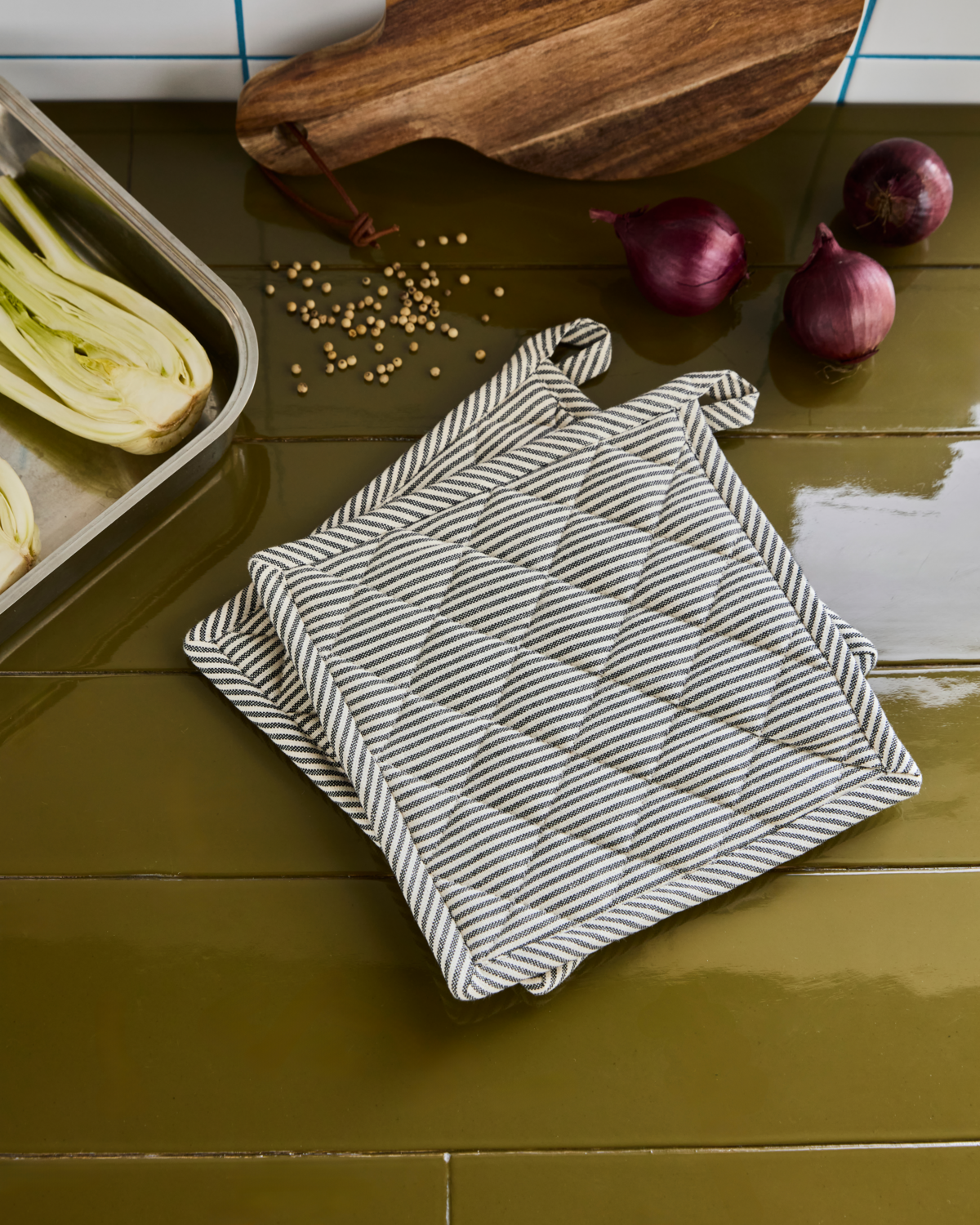 House Doctor - Grydelapper - Mørkegrå