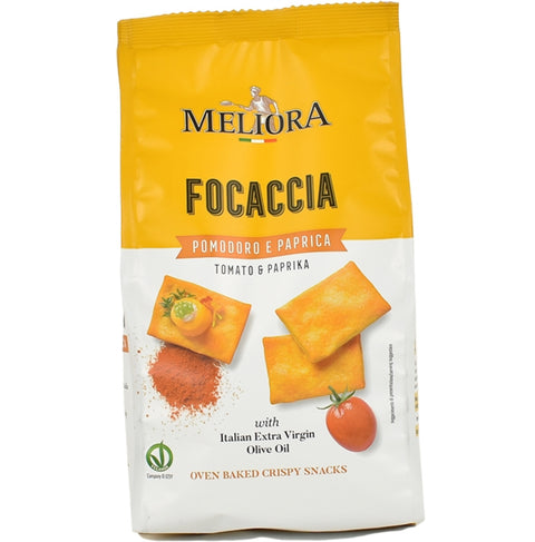 •Focaccia - tomat og paprika