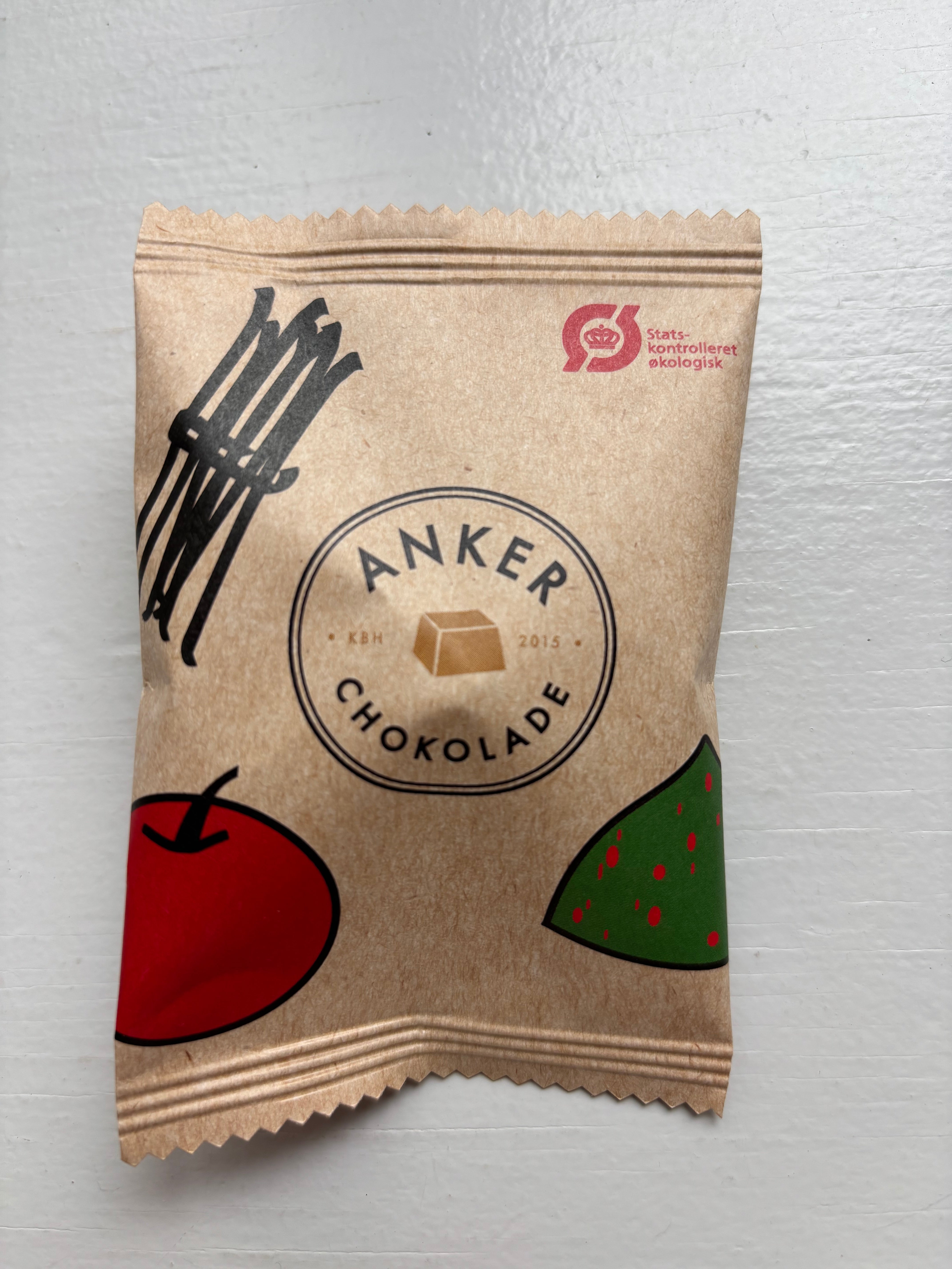 Anker Chokolade - Flowpack - Æble, brunet smør, vanilje