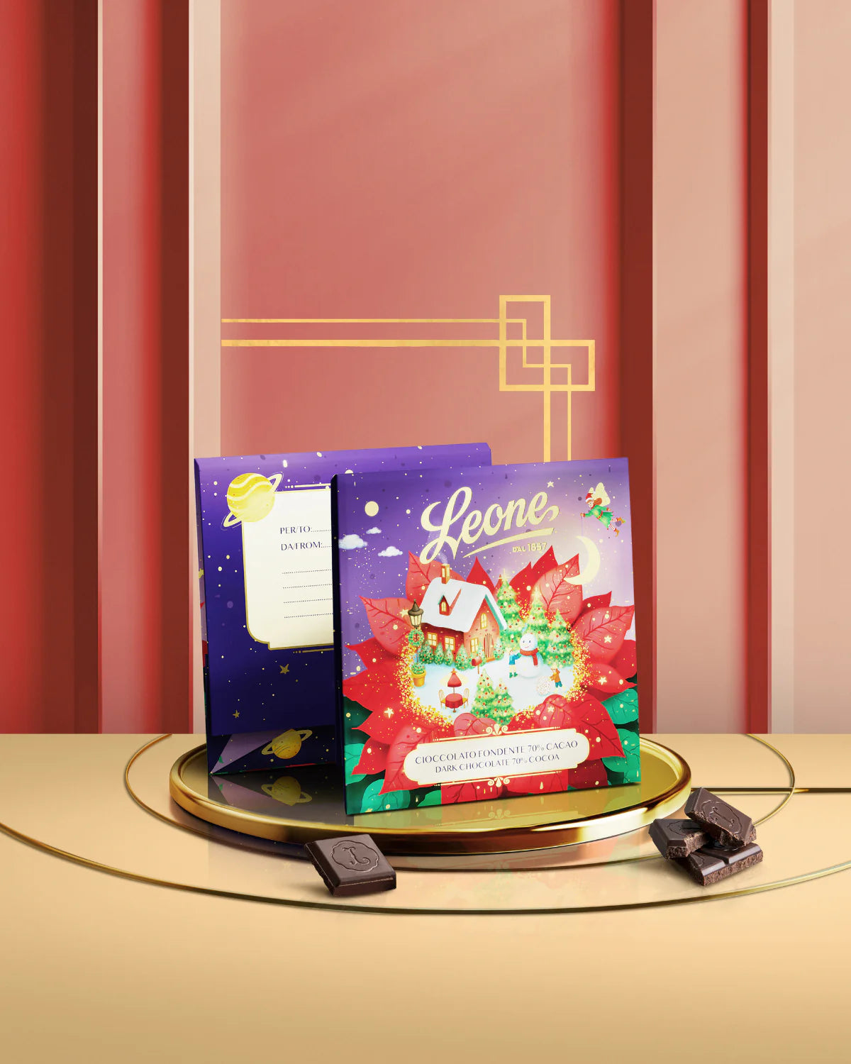 Leone - Chokoladebar - Christmas Mørk