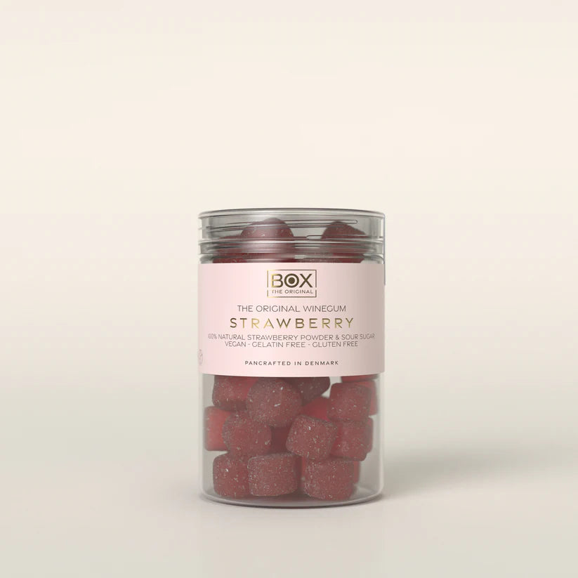 Box The Original - Tube Winegum - Jordbær 170 g.