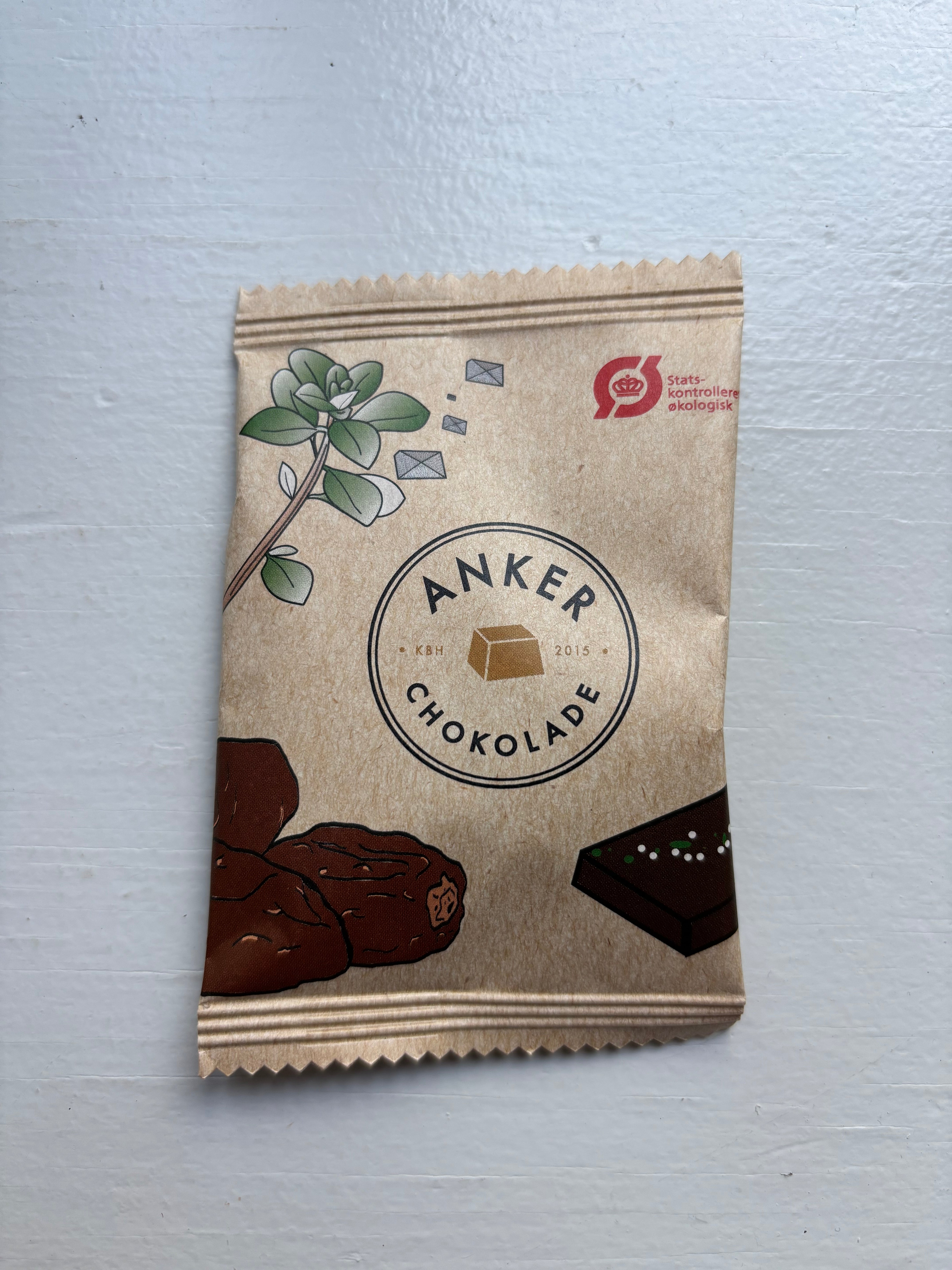 Anker Chokolade - Flowpack - Dadler, salt, citrontimian