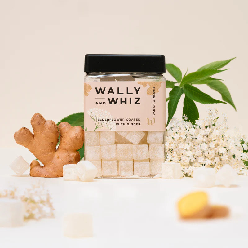 Wally & Whiz - Vingummi - Hyldeblomst med ingefær